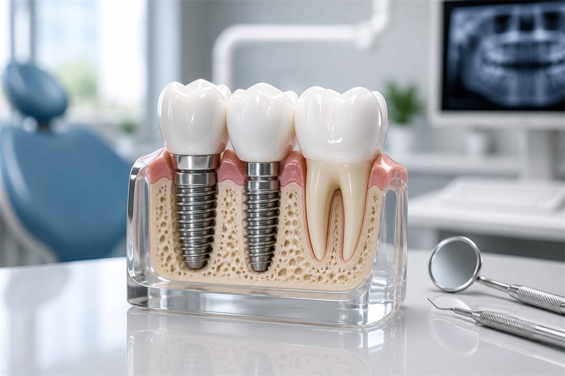 Dental implant procedure at Delhi Dental Cosmetics